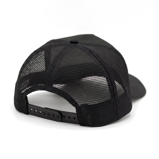 Rear view of the Stillhouse Hat showing black mesh and snapback closure