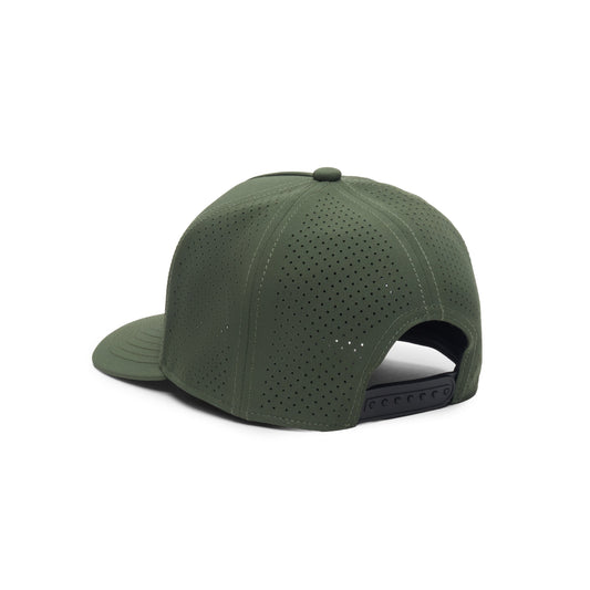 Webb Western Ranger cap, rear angle showing the adjustable snapback closure