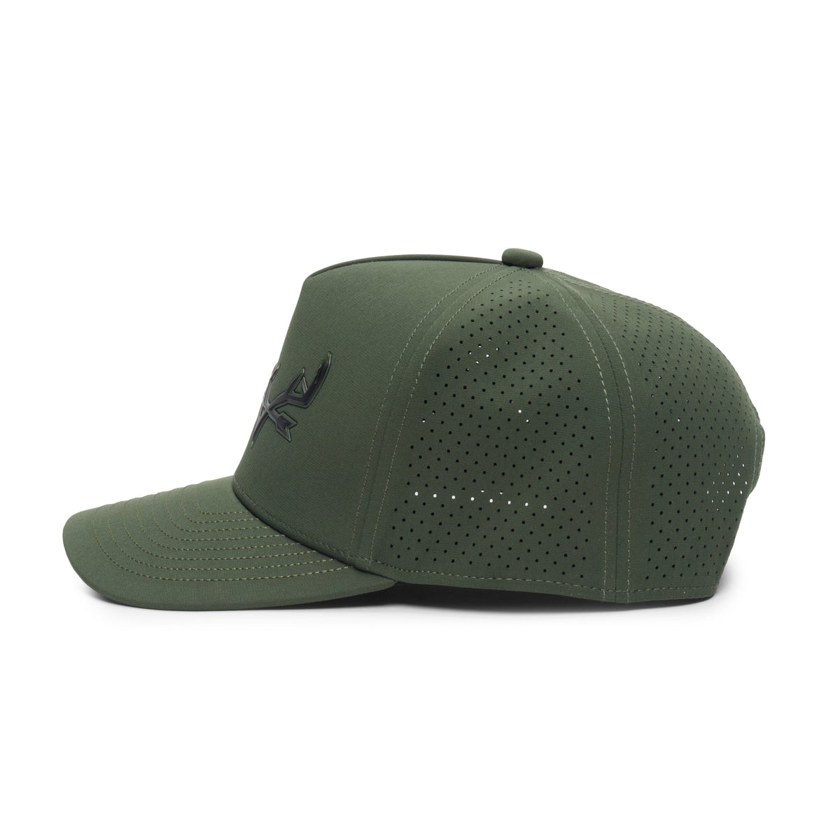 Webb Western Ranger cap, opposite side showing the perforated panels