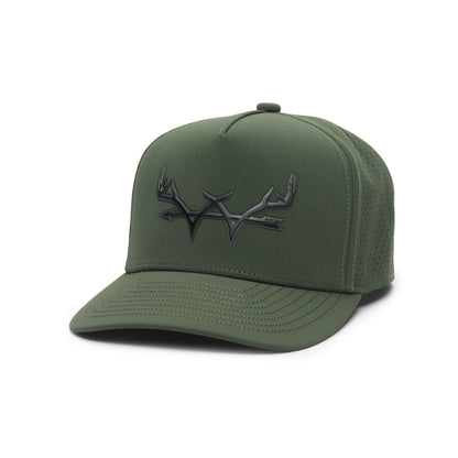 Webb Western Ranger cap, angled front showing the crown design and brim