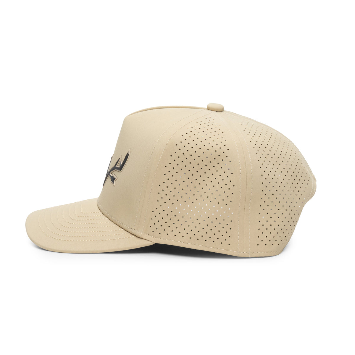 Webb Western Saddle cap, opposite side showing the perforated panels
