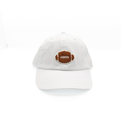 Rey To Z front view of the White football-patch cap