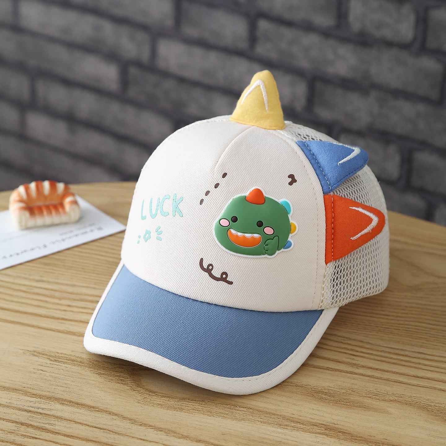 Kids 3D Dinosaur Mesh Trucker Caps