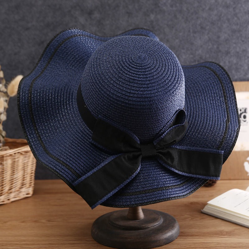 Womens summer straw sun hat - product photo 6