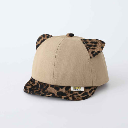 Kids Leopard Cat Ear Baseball Caps