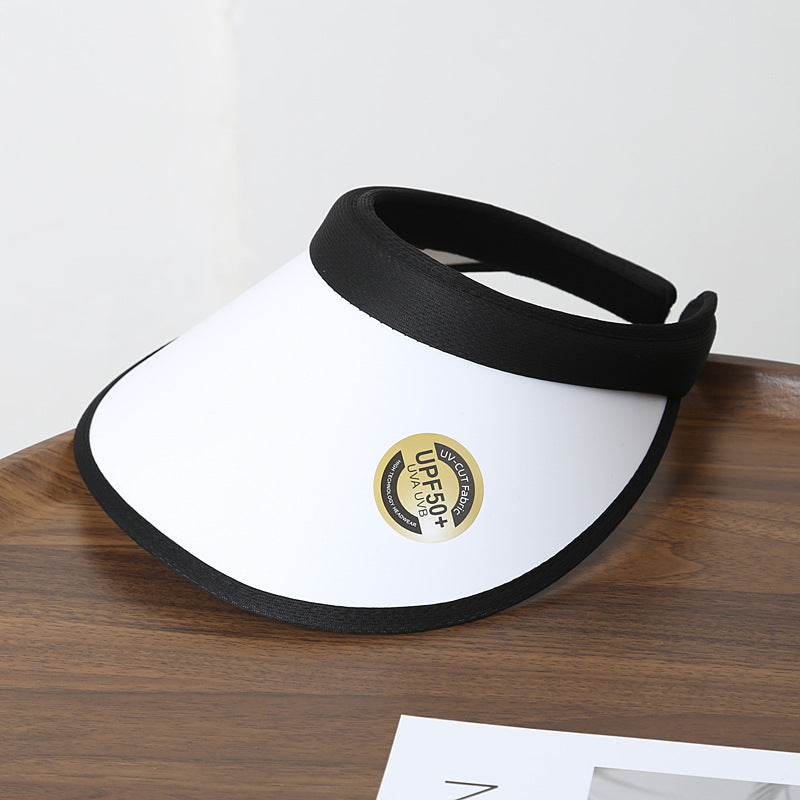 Womens UV protection sun visor hat - product photo 4