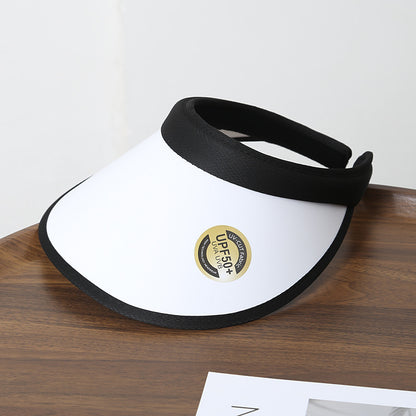 Womens UV protection sun visor hat - product photo 4