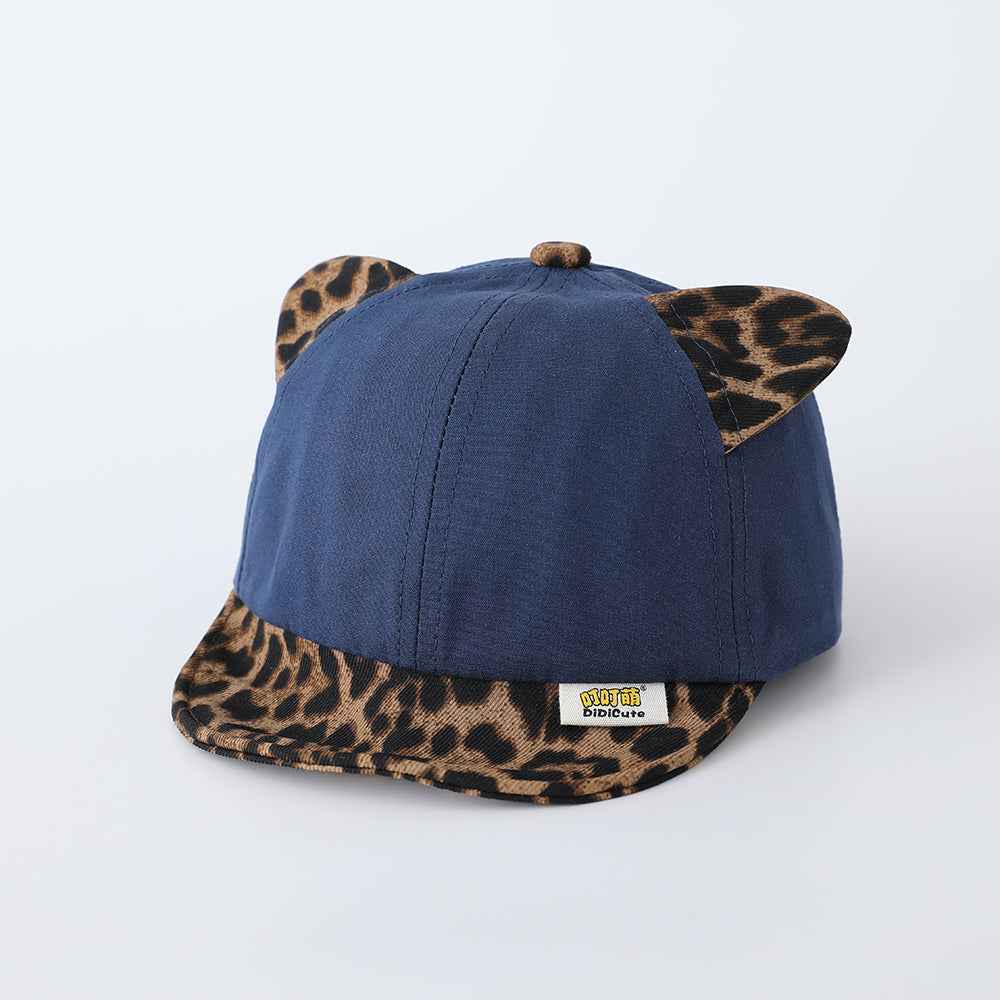 Kids Leopard Cat Ear Baseball Caps
