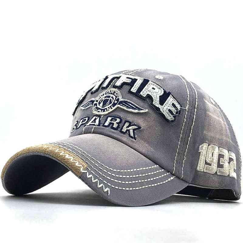 Brown vintage baseball cap side profile