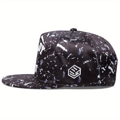 Unisex streetwear snapback flat brim detail