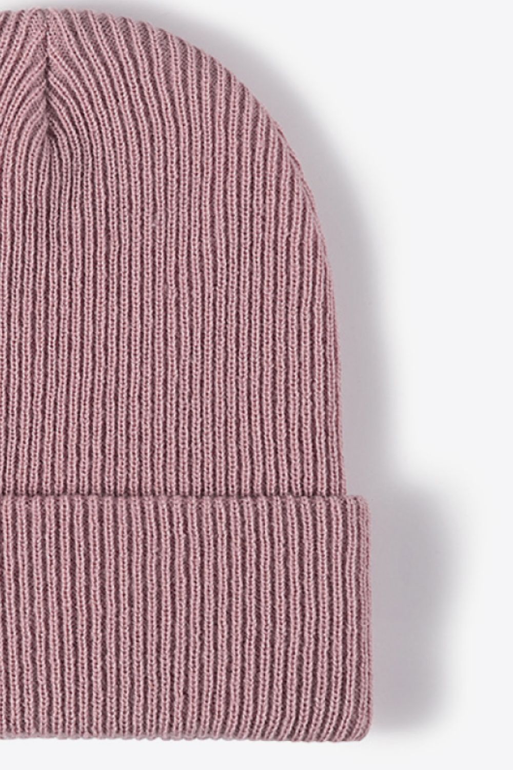 Unisex Tangerine Warm Winter Knit Beanie front view photo 25