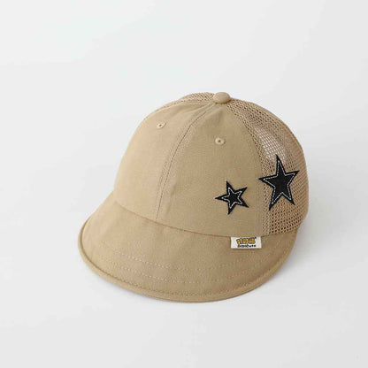 Kids Star Embroidered Mesh Baseball Cap