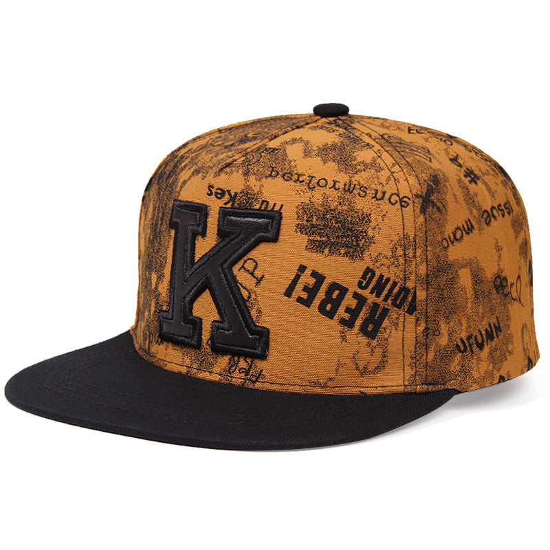 Grey streetwear snapback angled view