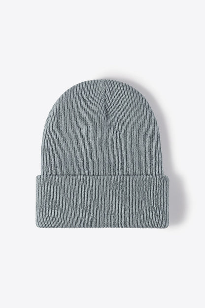 Unisex Steel Warm Winter Knit Beanie full product view photo 32