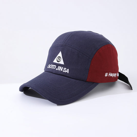 Unisex colorblock running baseball cap - product photo 1