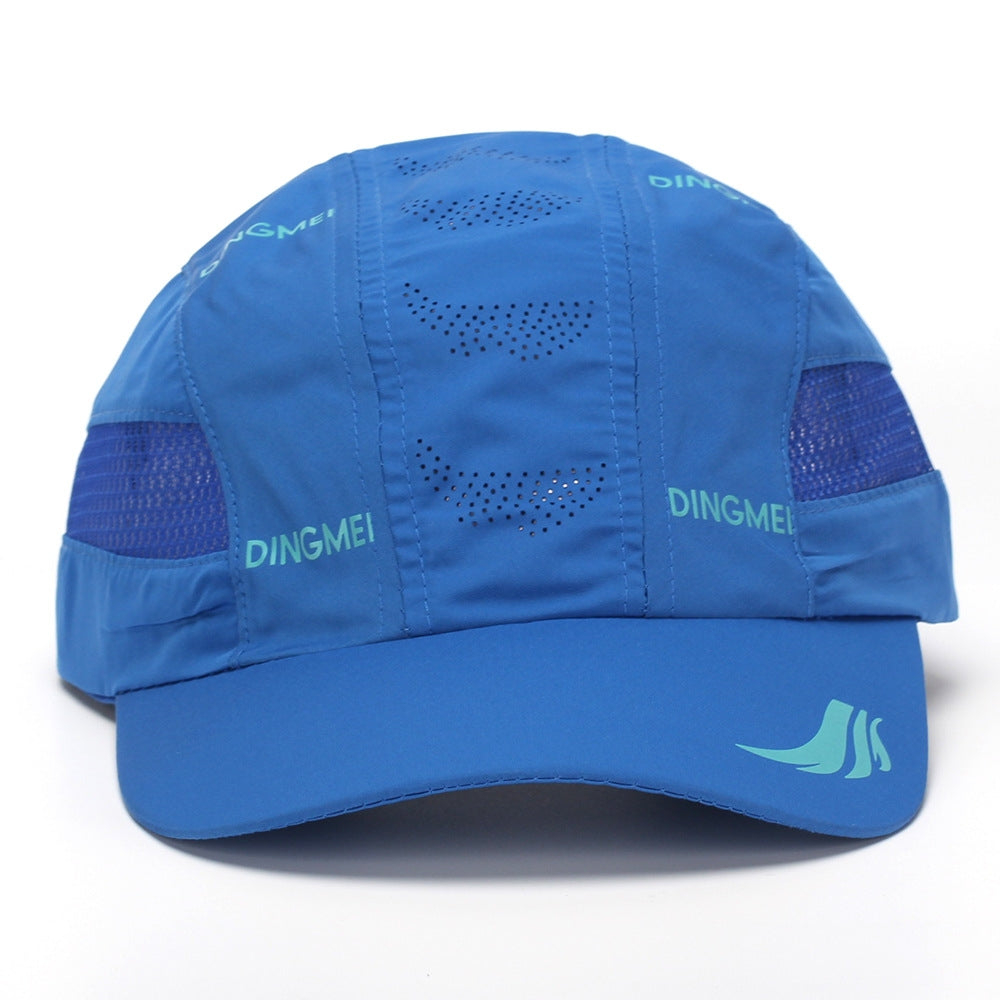 Rose red mesh outdoor cap product angle