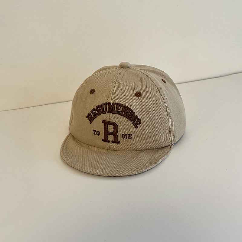 Toddler Embroidered Letter Cotton Baseball Cap