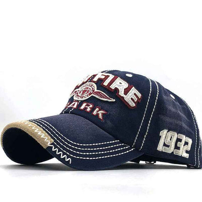 Wine red adjustable vintage baseball cap