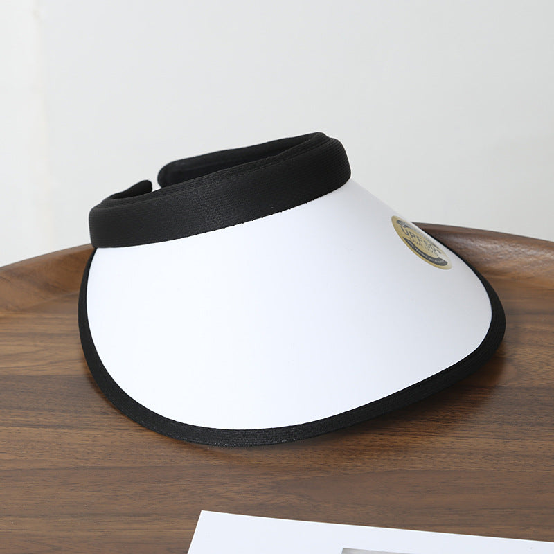 Womens UV protection sun visor hat - product photo 2