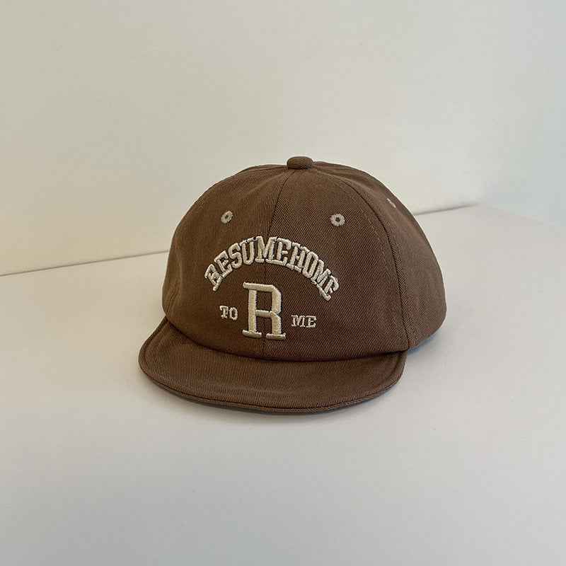 Toddler Embroidered Letter Cotton Baseball Cap