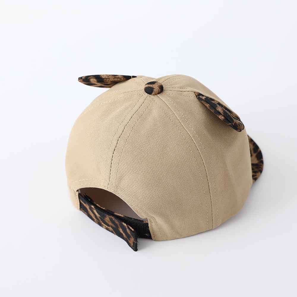 Kids Leopard Cat Ear Baseball Caps