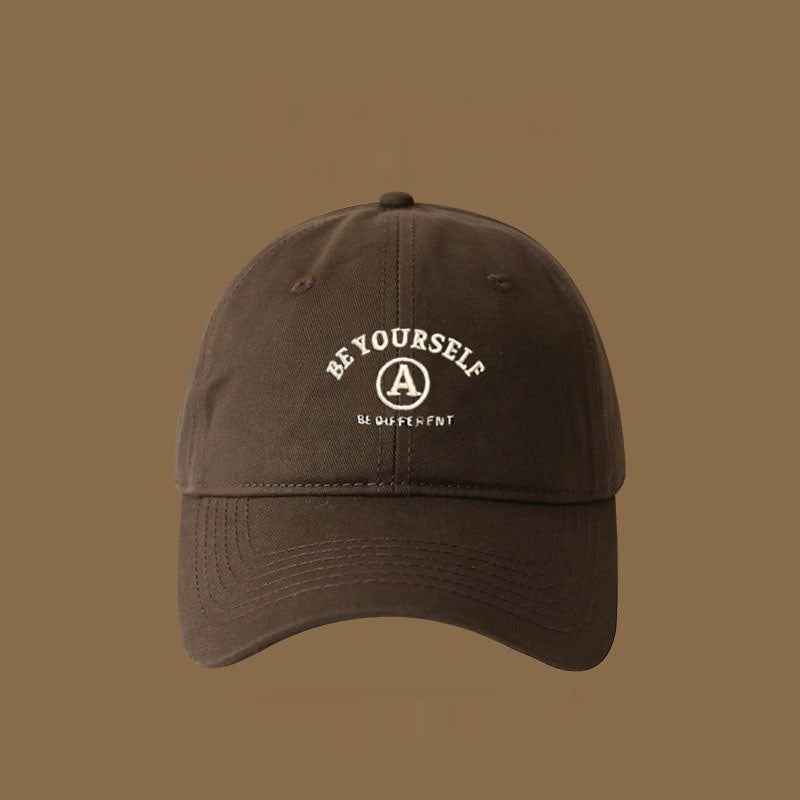 Unisex Be Yourself Embroidered Cotton Baseball Caps