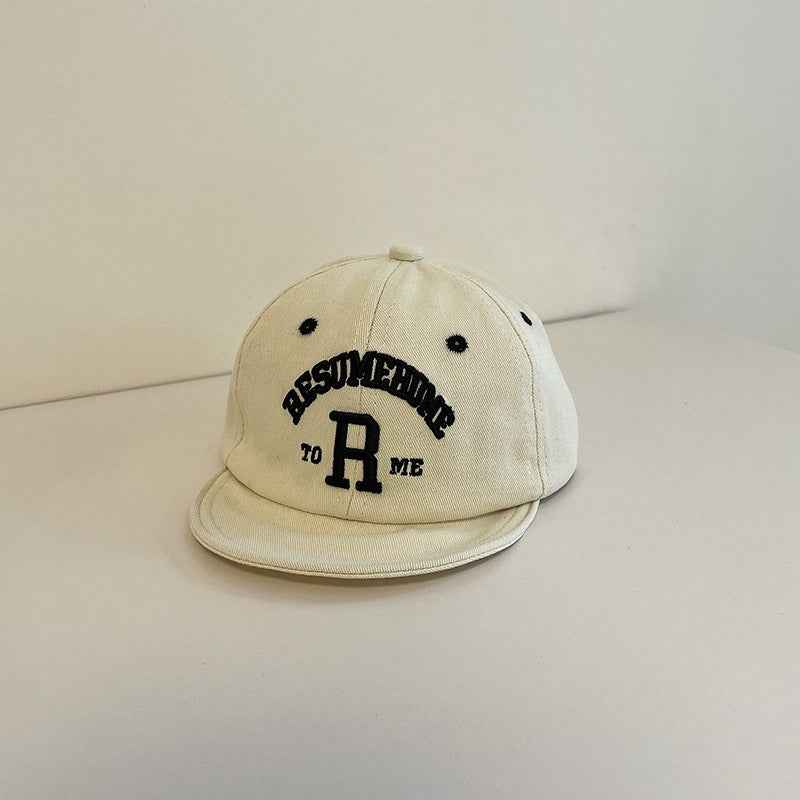 Toddler Embroidered Letter Cotton Baseball Cap