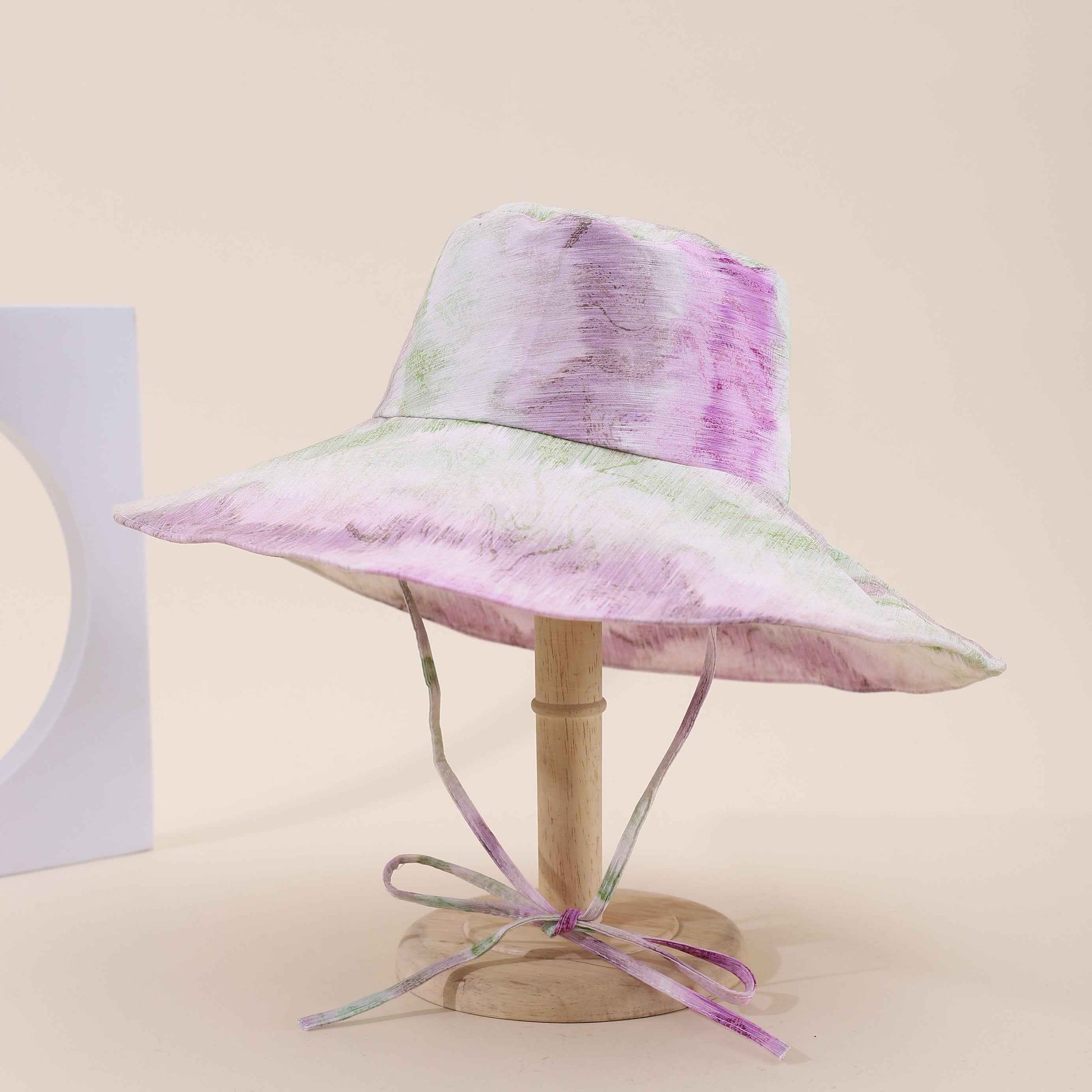 Women's Gradient Tie-Dye Wide Brim Sun Hat