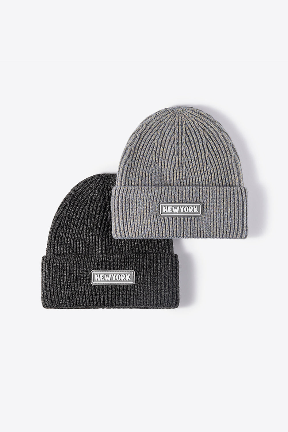 NEWYORK cuffed beanie final side detail