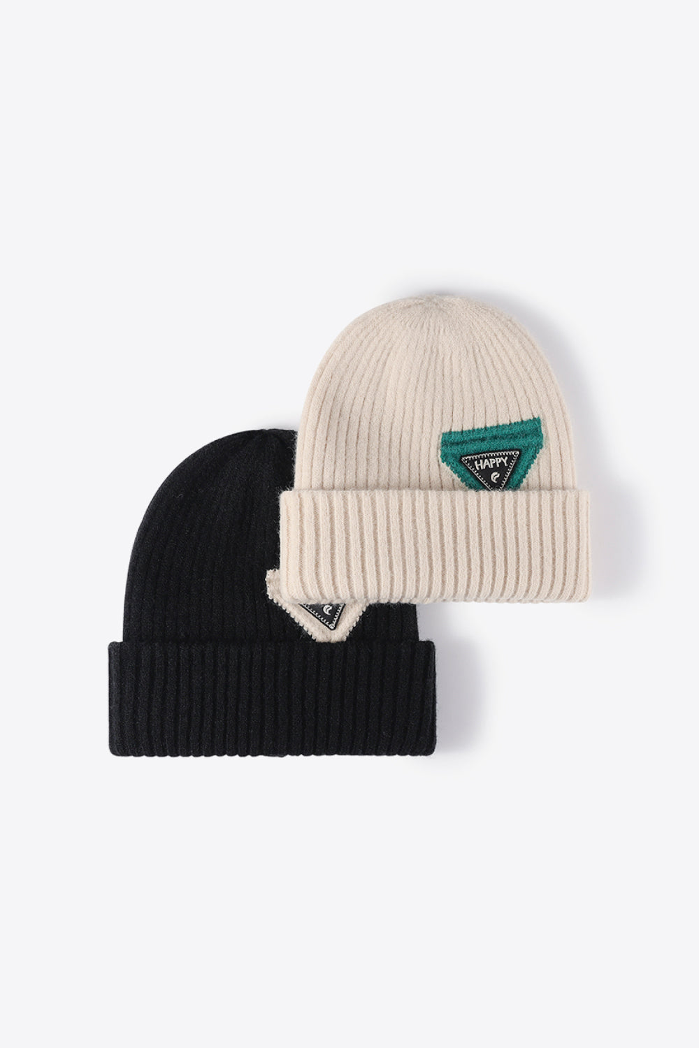 HAPPY contrast beanie final color detail