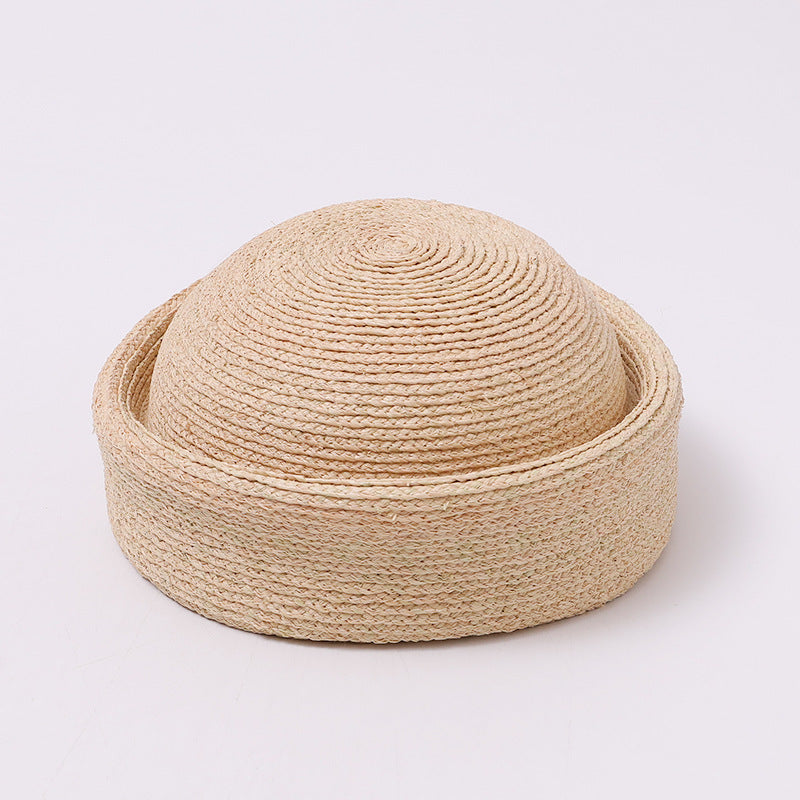 Woven docker hat natural color assortment