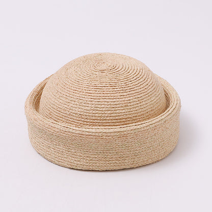 Woven docker hat natural color assortment