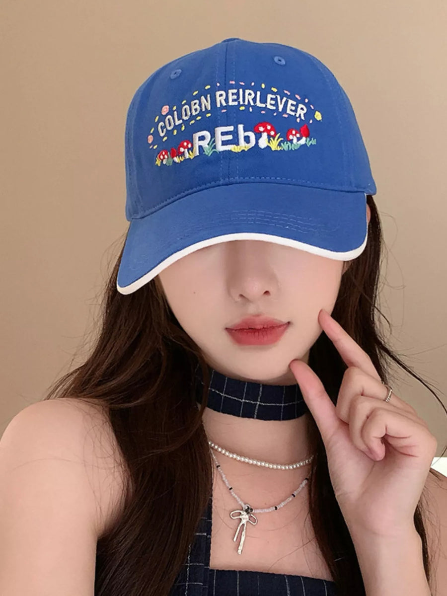 Gorra de béisbol bordada con seta