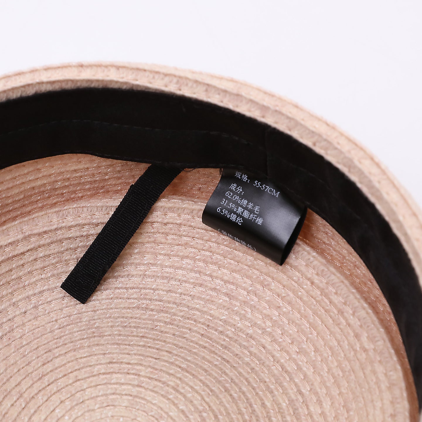 Oatmeal wool blend pillbox hat for elegant styling