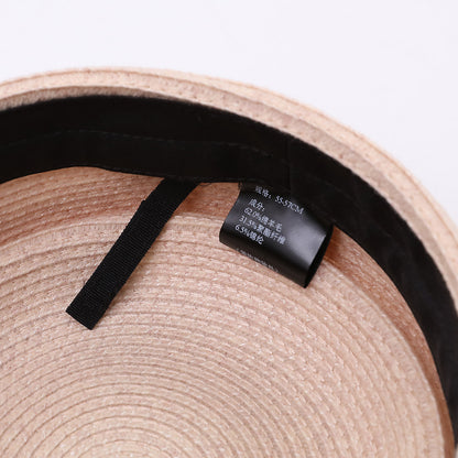 Oatmeal wool blend pillbox hat for elegant styling