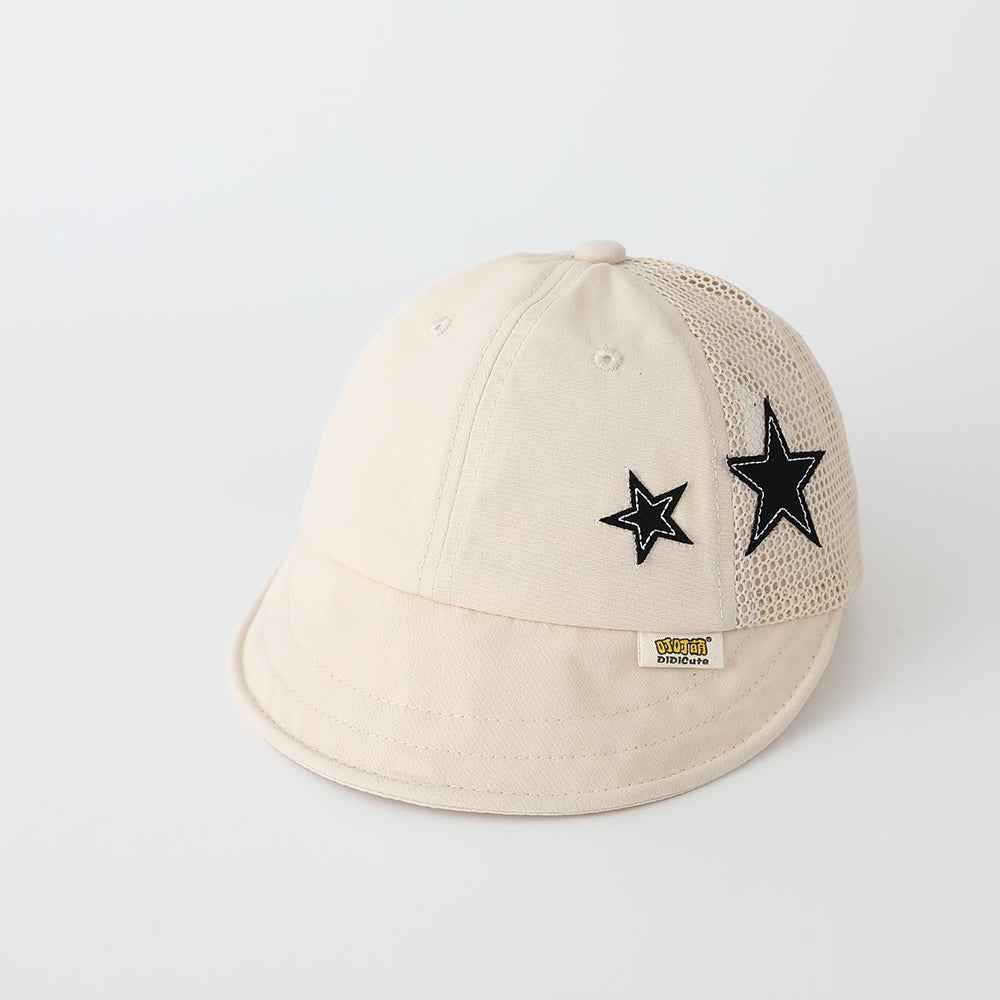 Kids Star Embroidered Mesh Baseball Cap