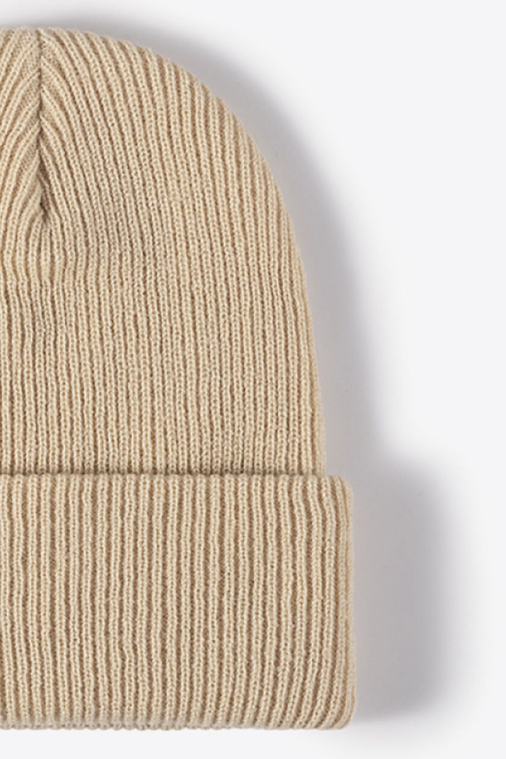 Unisex Pink Warm Winter Knit Beanie cuff detail photo 28