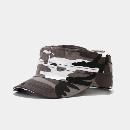 Black white grey camouflage patrol hat