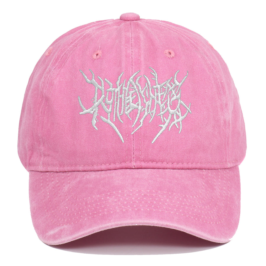 Retro Washed Baseball Cap Embroidered Hat