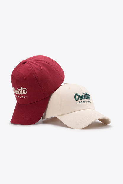 Burnt umber adjustable cap back closure view