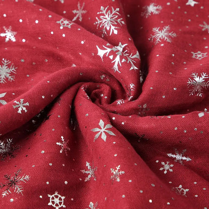 Snowflake thermal winter scarf - product photo 3