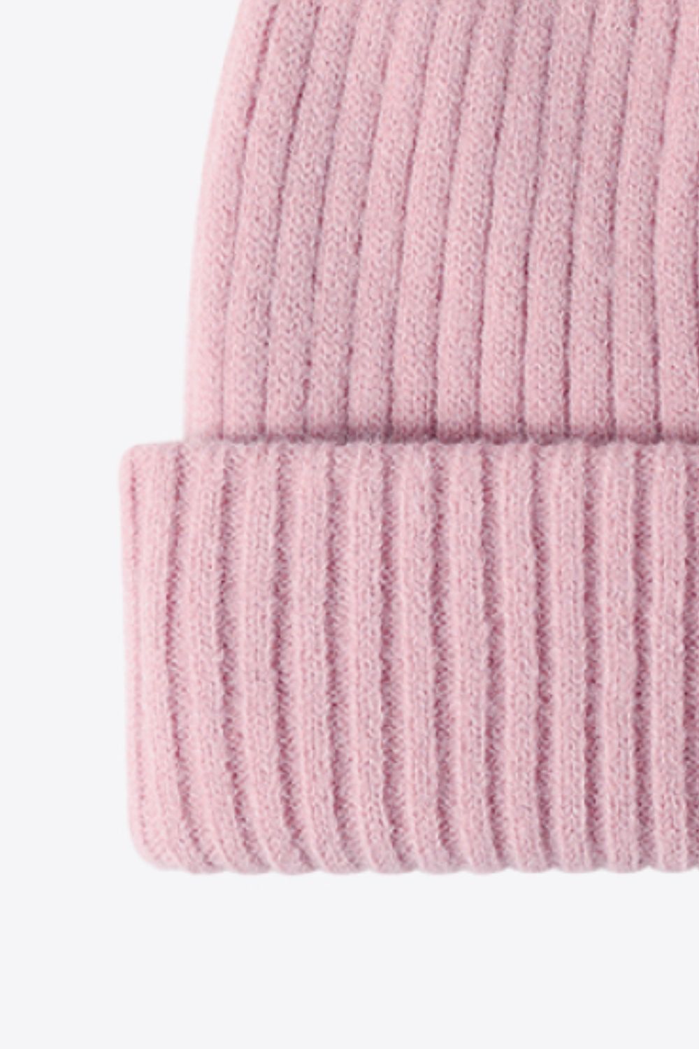 Dark gray contrast beanie side texture view