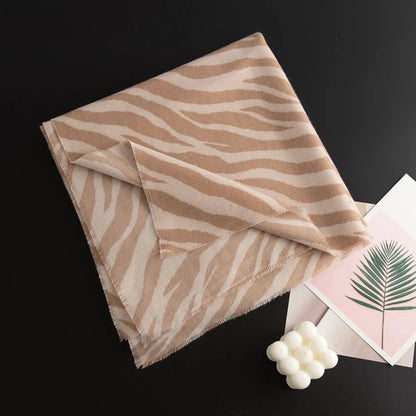 Animal print lightweight scarf - product photo 4