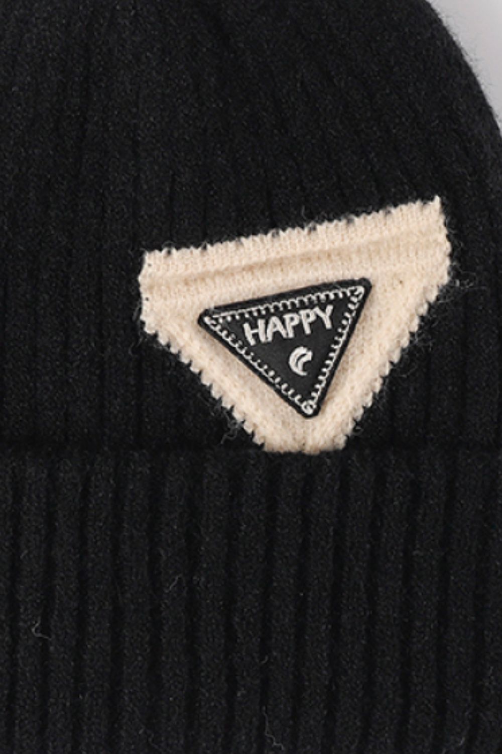 HAPPY beanie top crown shape detail