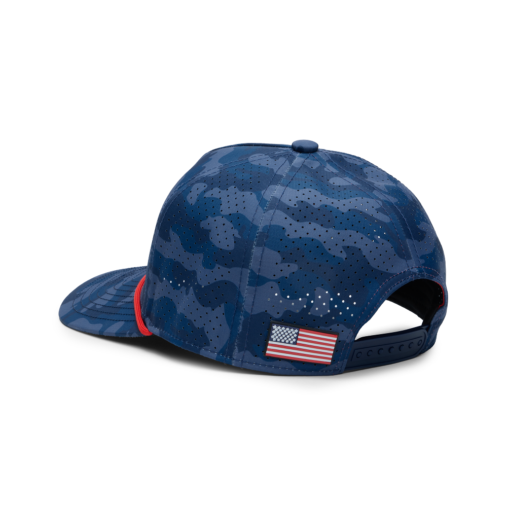 Webb Western Maverick cap, rear angle showing the adjustable snapback closure
