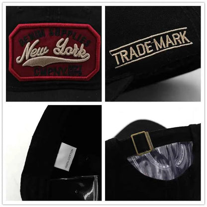 Unisex Letter Embroidered Baseball Caps Sun Shade Cap