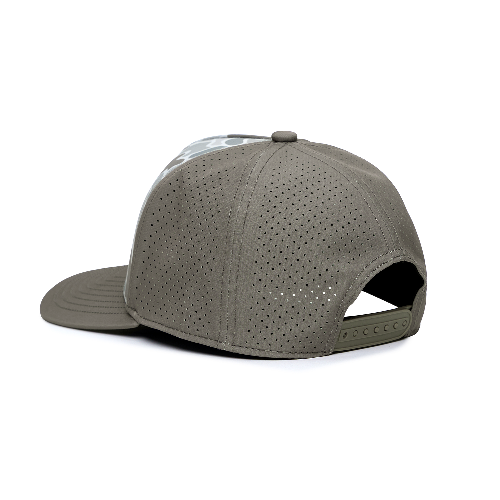Webb Western Flyway cap, rear angle showing the adjustable snapback closure