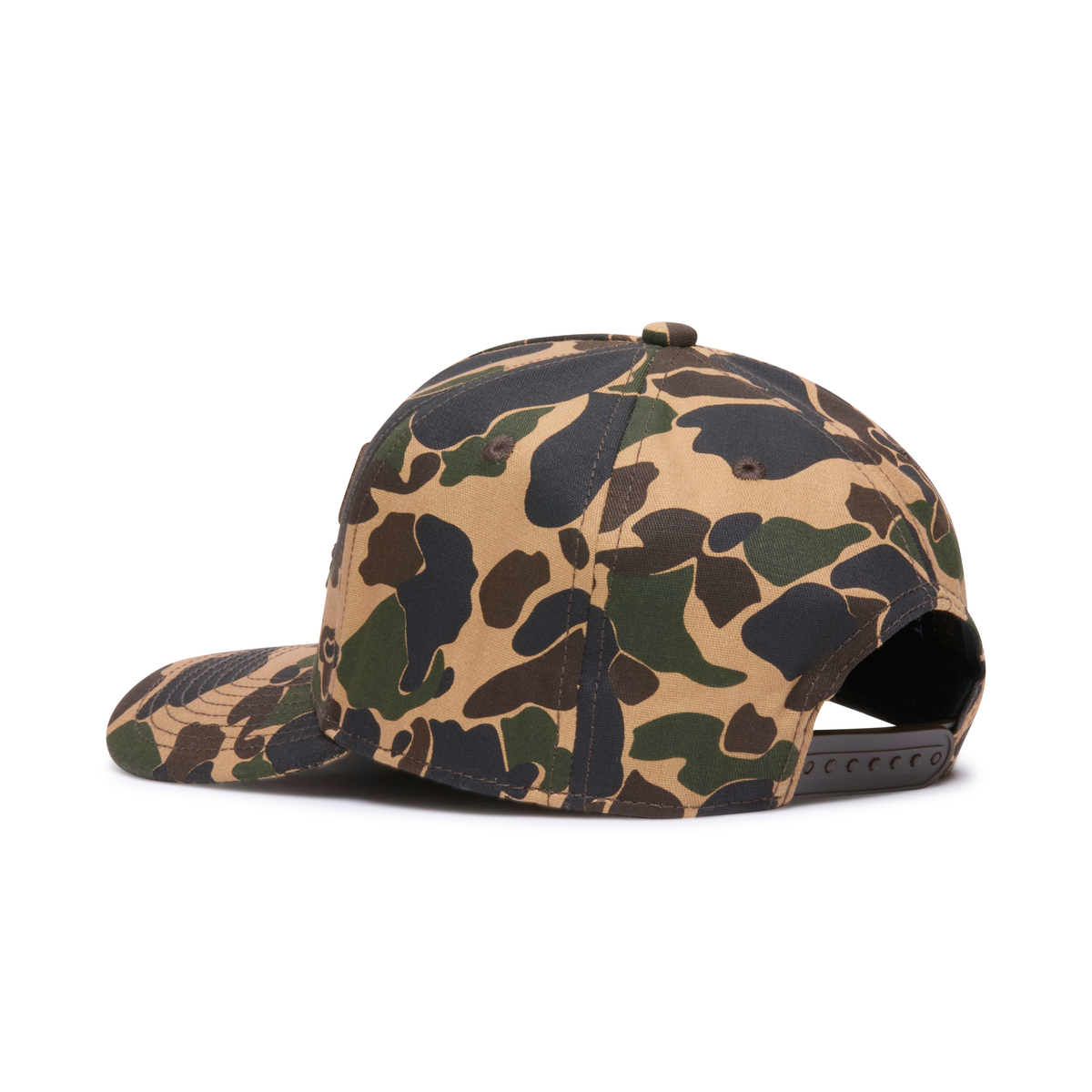 Webb Western Mallard cap, rear angle showing the adjustable snapback