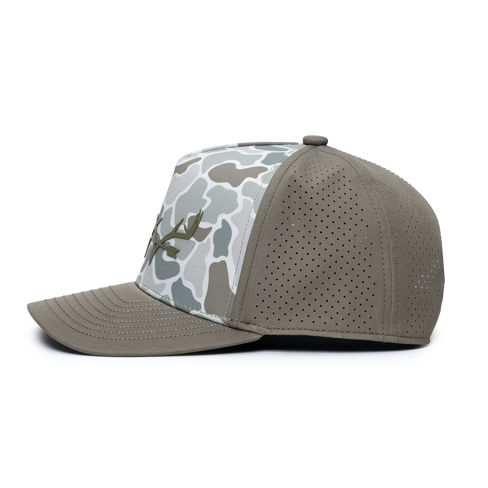 Webb Western Flyway cap, opposite side showing the perforated panels