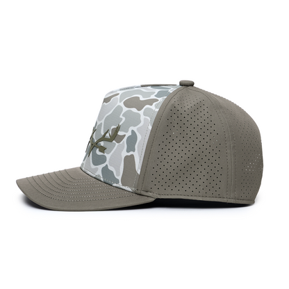 Webb Western Flyway cap, opposite side showing the perforated panels